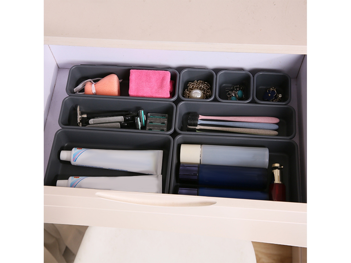 Organizador de Mesa Multifuncional com Gaveta | S/MARCA