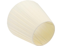 Luminária De Chão Plissada Feita À Mão, Decoração Em Tecido Bege Para Luminária, Acessório Diy, 25 Cm (10 Polegadas), Criativa E Prática.