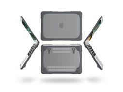 Lurelia Capa Protetora Antiqueda Bicolor Tpu Pc Para Macbook Pro Retina 13,3 Polegadas A1502/a1425 (cinza)