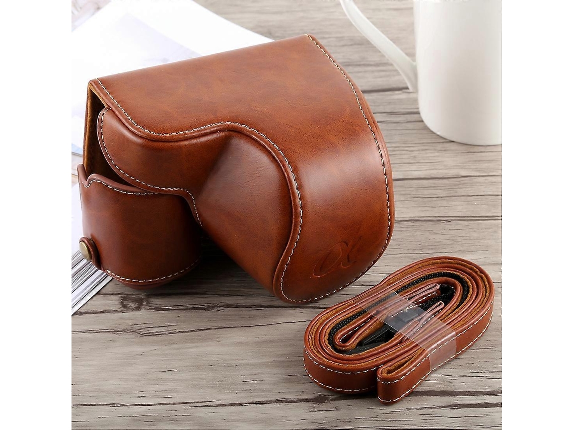 Bolsa Para Câmera Sony A6300 Com Corpo Inteiro, Em Couro Pu E Com Alça.