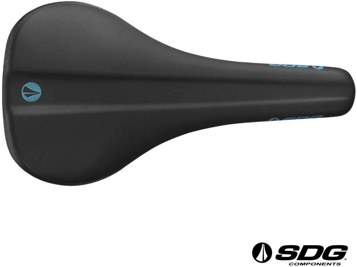 Selim  SDG COMPONENTS Bel Air V3 Lux-Alloy Matte Black Rails - Base Turquoise
