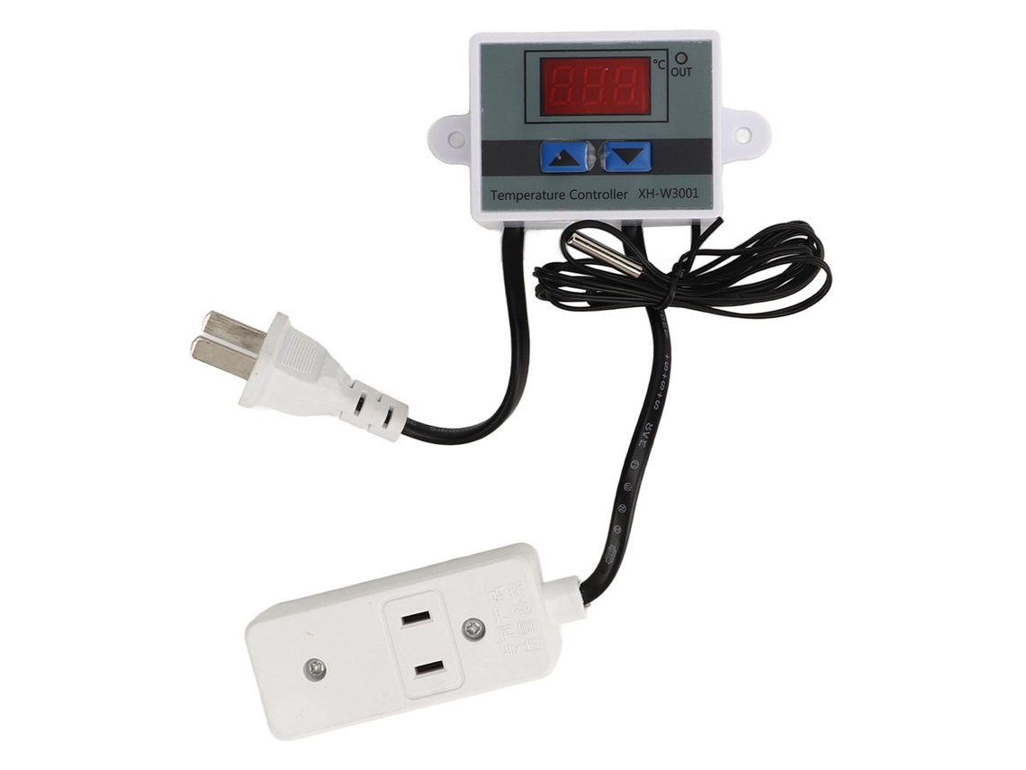 Termostato Digital Com Sonda À Prova De Água Controlador De Temperatura Interruptor