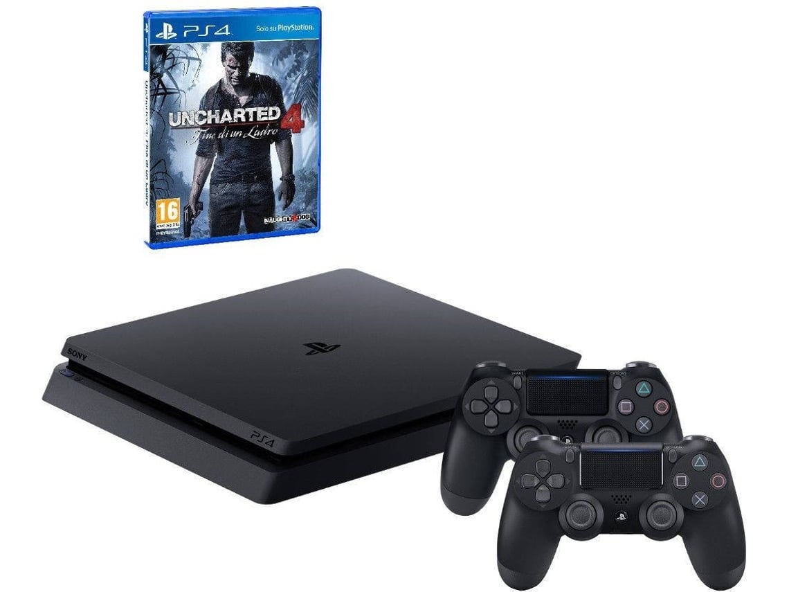 PlayStation 4 1000GB - Cinzento - Edição limitada Uncharted 4 + Uncharted 4,  uncharted 4 preço 