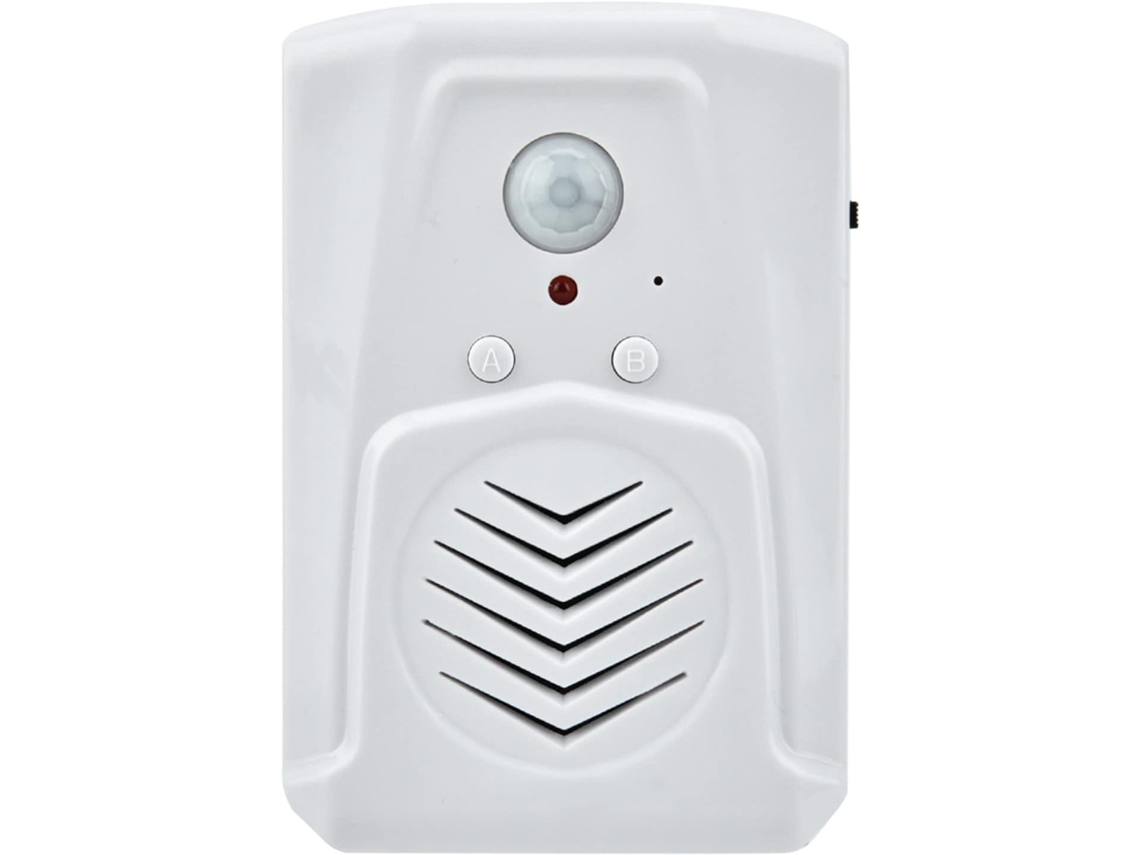 Alarme com Sensor de Movimento, Alimentado por USB ou Bateria, MP3 Player, Infravermelha Indução Áudio