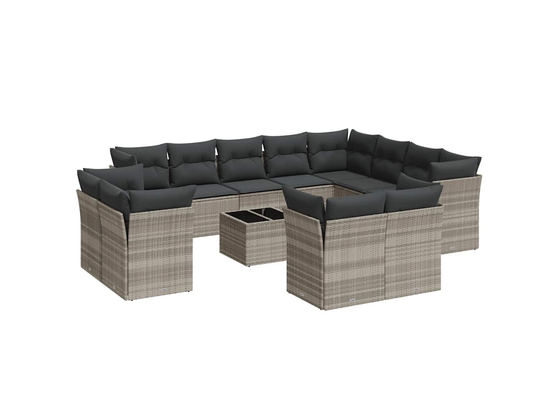 Garden Sofa Set, Garden Sofa Sets Vidaxl Cinzeto Rattan / Vime (n/a)