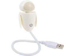Flexível Usb Led Robô Bebê Night Light Teclado Portátil Lampada De