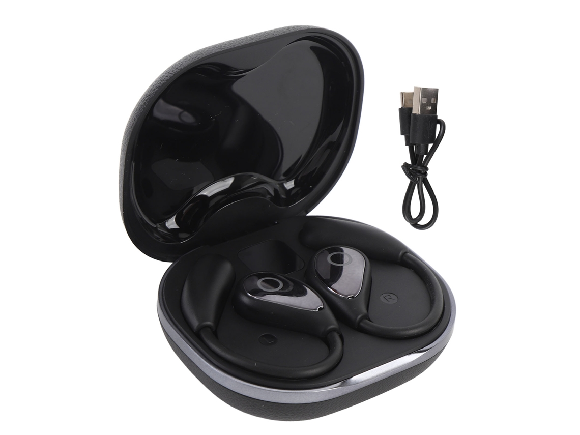 Aetheria fones de Ouvido Bluetooth de Tradução 74 Idiomas 70 Sotaques Controle Táctil Preto