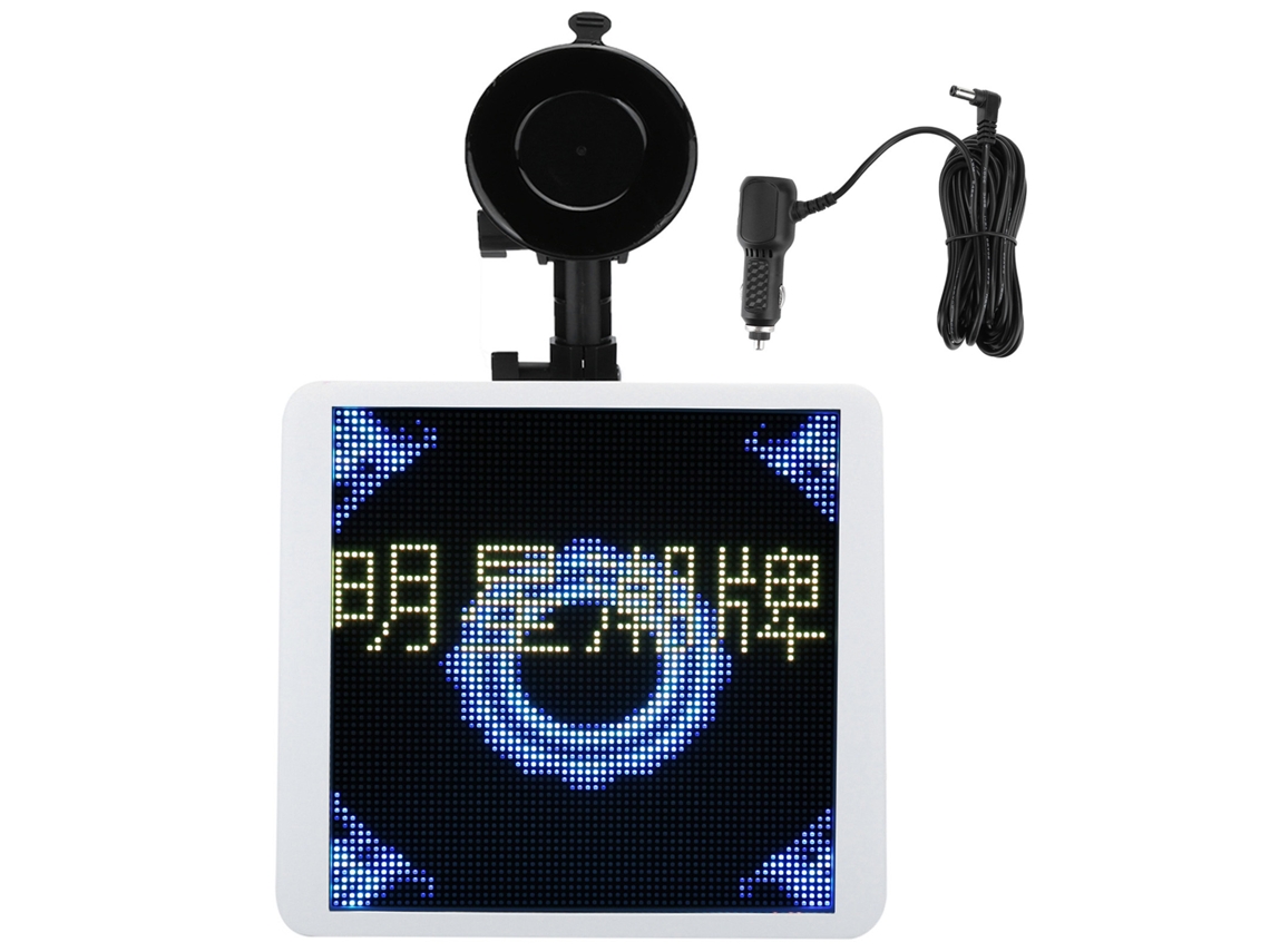 Tela Interativa de Carro Led com Controle Remoto Wifi EOOCOO