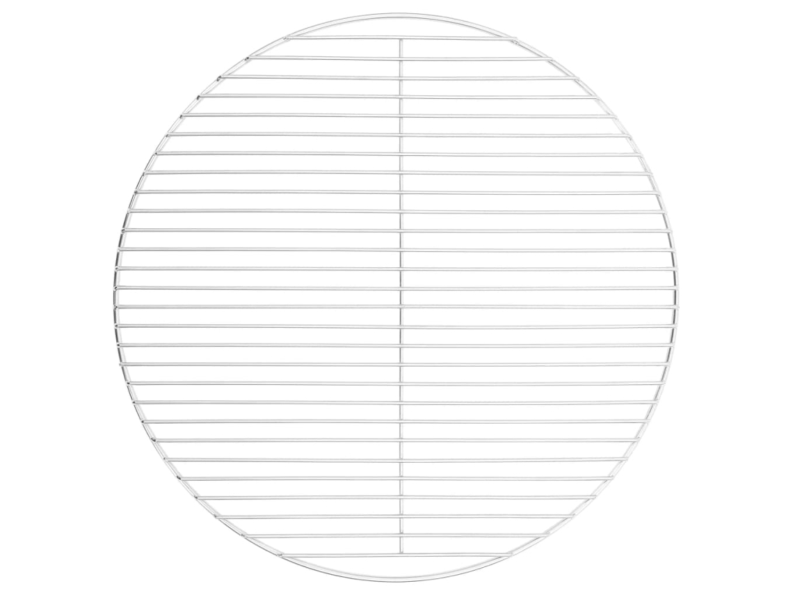 Vidaxl Grelha Para Churrasco Redonda Ø54 Cm Aço Inoxidável 304