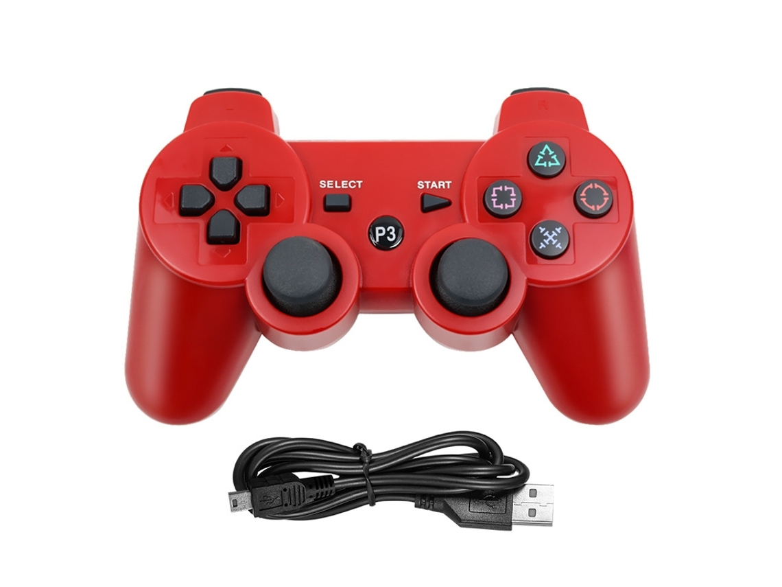 Comando Ps3 Halinuia Wireless-vermelho