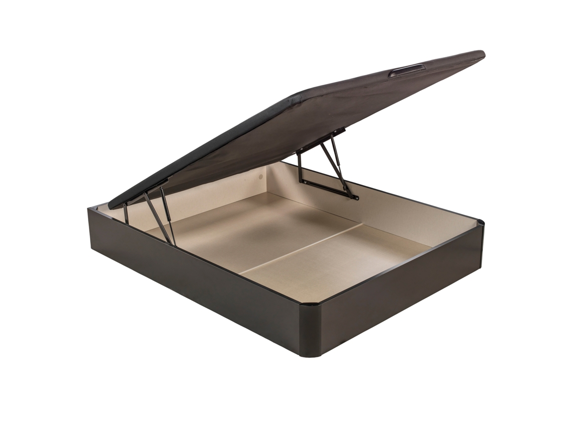 Sommier com Arrumação WHAT THE SLEEP Storage Bed - 80x190cm (31 Cm de Altura - Preto)