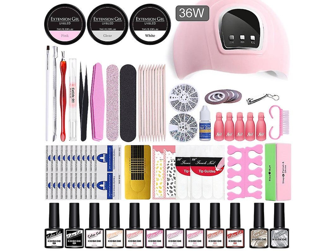 Conjunto De Manicure E Secador De Unhas Com Lâmpada Led Ly Ebike