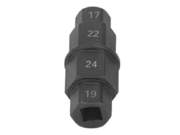 Ferramenta De Eixo Hexagonal Para Moto, Chave Para Remover Eixo Dianteiro 17 19 22 24mm Preto