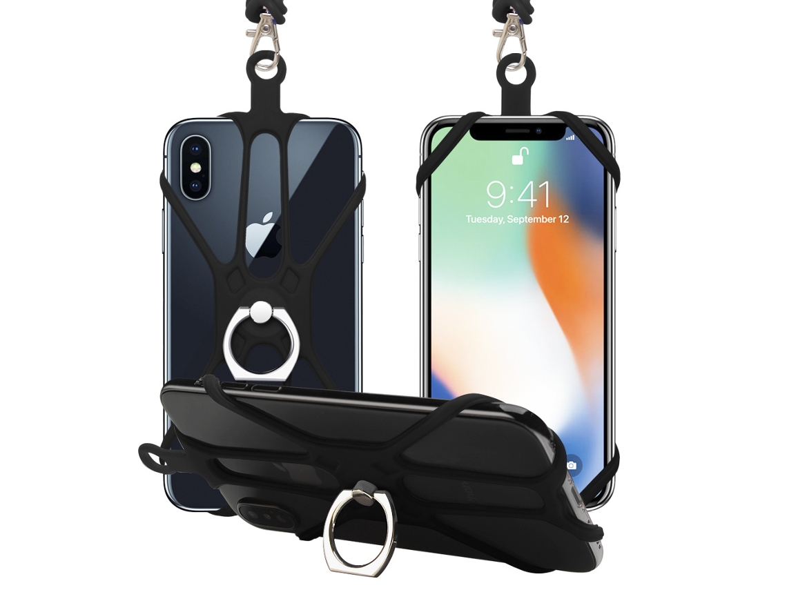 Cordão Universal Multifuncional De Silicone Para Porta-cordões