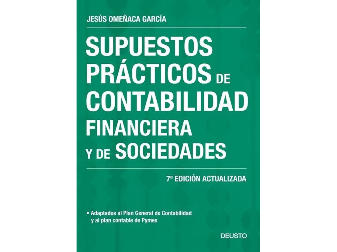 Livro Supuestos Practicos De Contabilidad Financiera Y D de Jesús Omeñaca García (Espanhol)