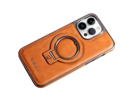 Suporte Casa Galvanizado Inch Para Iphone 12 Pro Max Rmbmax Pele Sintética Magnética Castanho