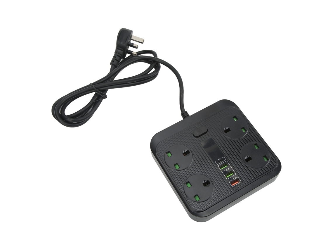 Laxiscreed Carregador De Corrente Com 40w Rápido E Portas Usb Inteligentes