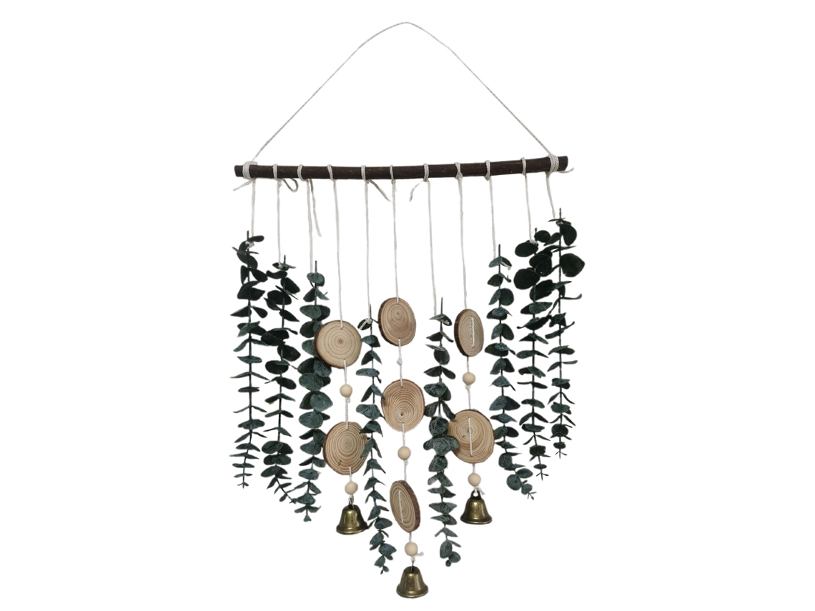 Laxiscreed Decoração De Parede Boho Com Planta Artificial De Eucalipto Para Casa E Casa De Banho