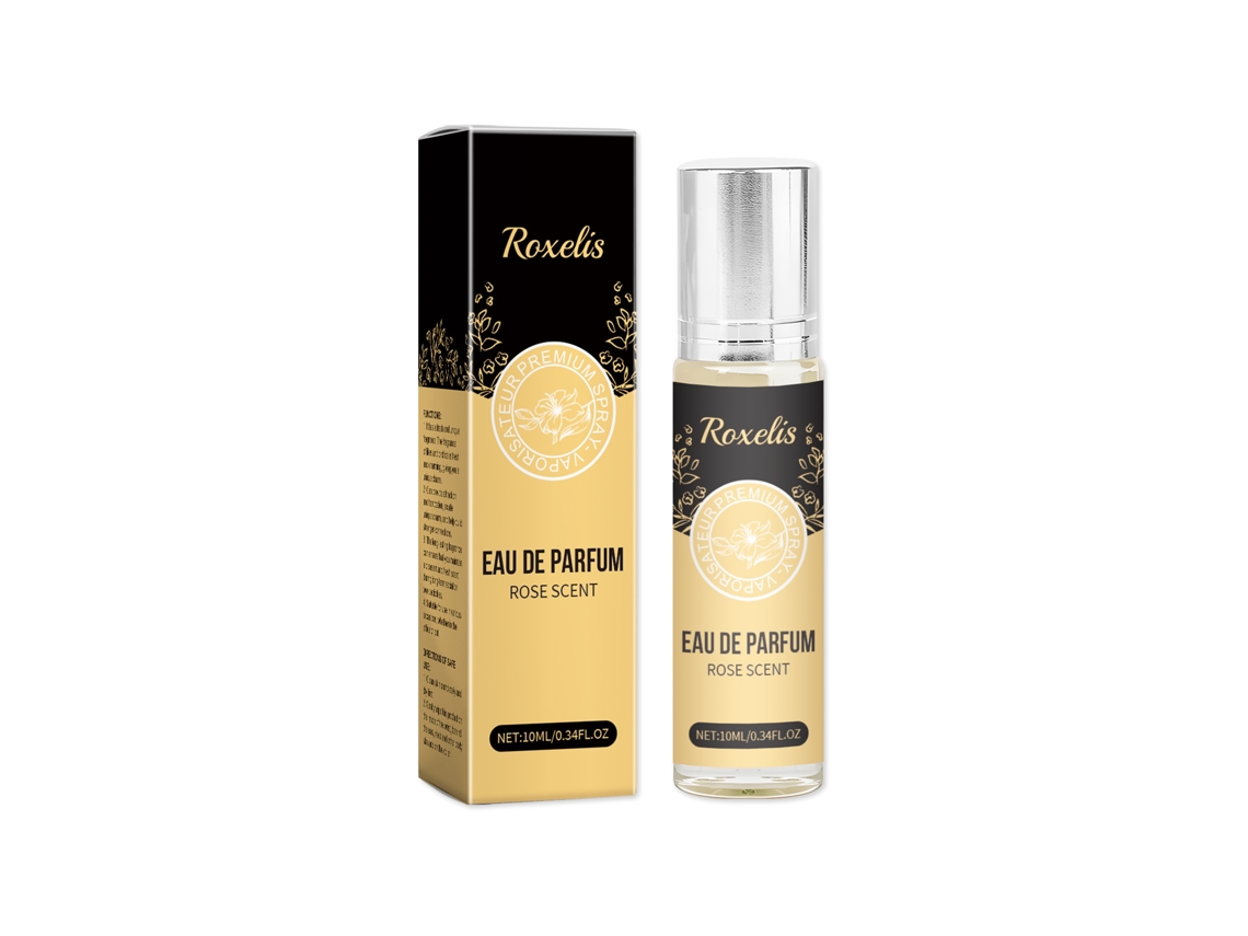 Rosa Perfumada Scroll Decorativo Movel Elegante