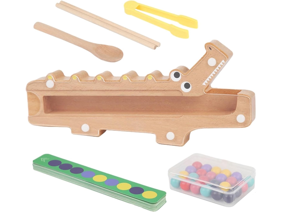 Lurelia Jogo Matemático De Madeira Com Cores, Para Aprendizagem Infantil