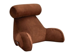 2026 almohada de Apoyo para Leer En Cama Con Brazos, Bolsillos Laterales Y Rollito Cervical Desmontable, Talla Grande para Adultos
