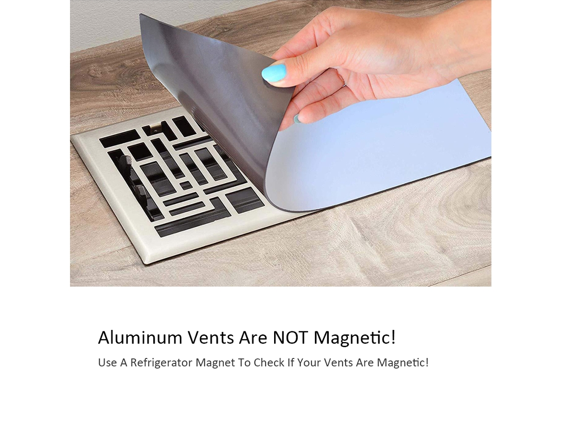 Capa Magnética para Vento de Ar 4 Peças Durável Resistente