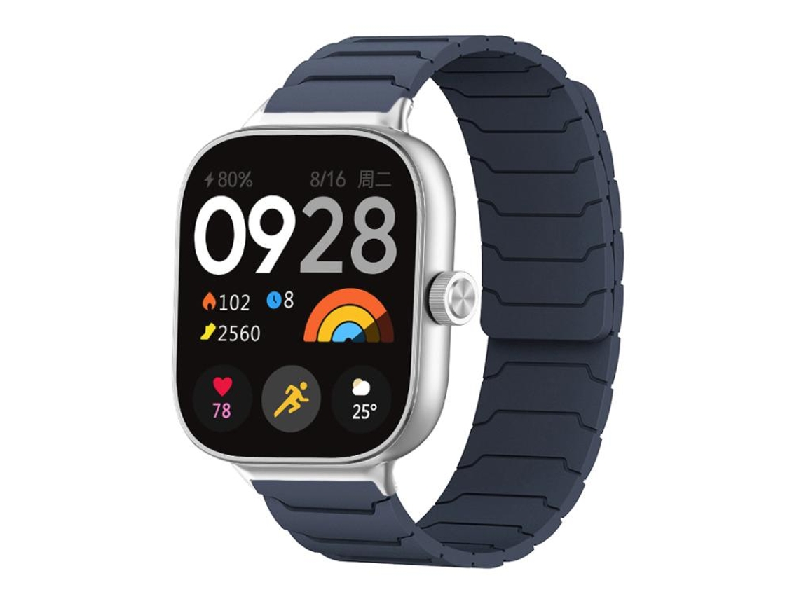 Bracelete para Xiaomi Band 9 Pro / 8 Pro XIAOMOYU em Silicone Magnético Azul Meia noite