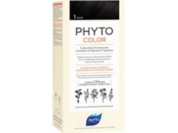 Coloração PHYTO Phytocolor 1 Preto Coloração Permanente Sem Amoníaco