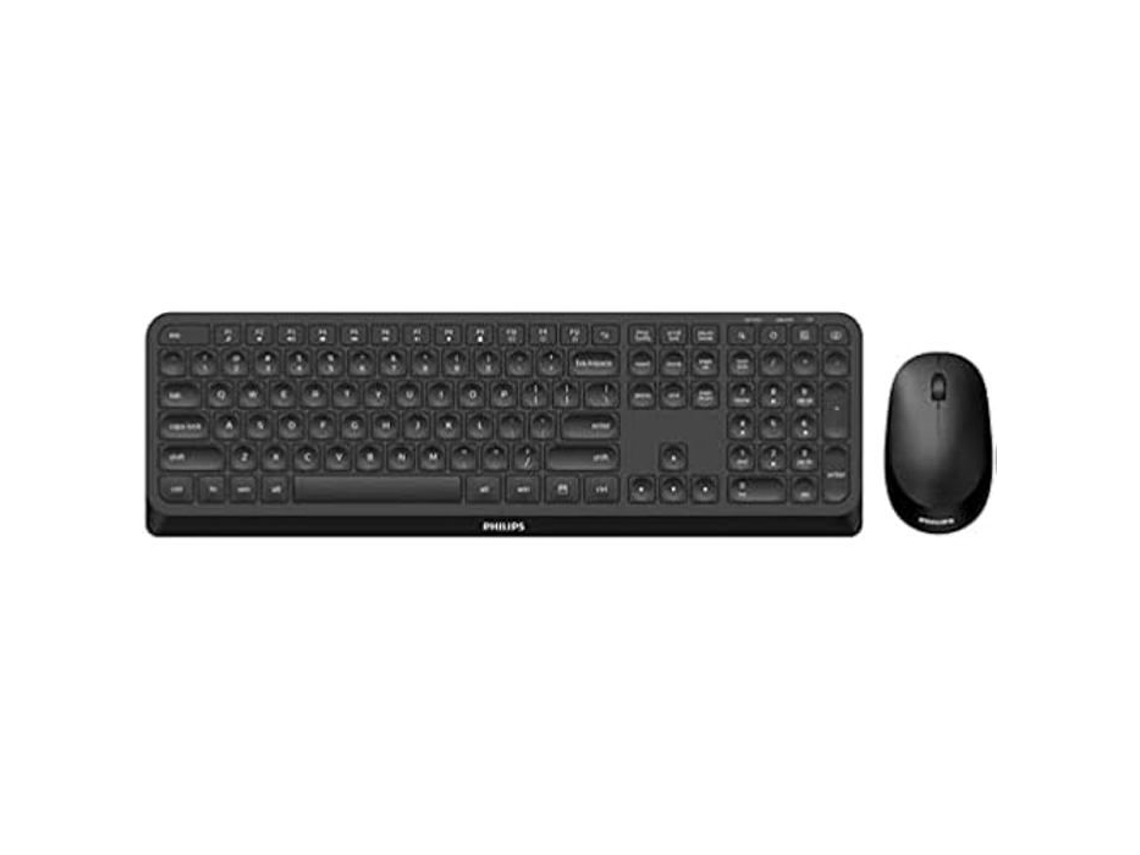 Teclado Mouse Sem Fio Preto Spt6307B PHILIPS