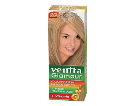 Glamour Coloração Capilar 7/0 Loiro Natural Venita