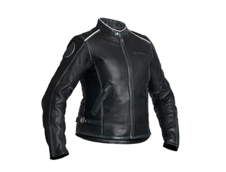 Casaco de Mulher HALVARSSONS Nyvall Pele Preto (36)