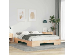 Vidaxl Estrutura Da Cama Castanho 160 X 200 Cm