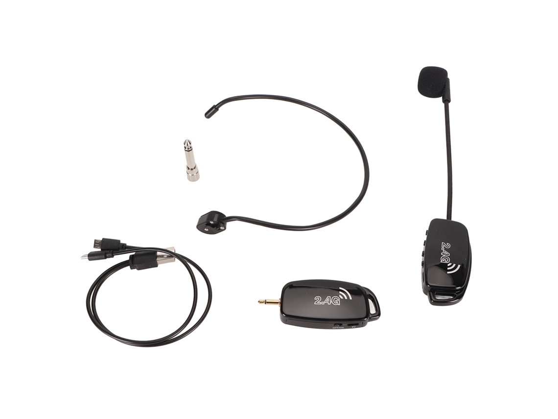 Fone sem fio 2.4G com microfone EOOCOO para ensino