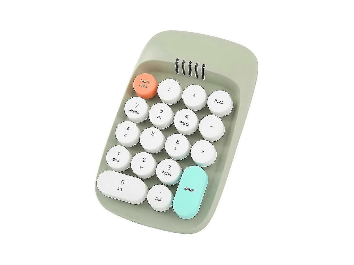 Teclado Numérico Sem Fio, Teclado De Máquina De Escrever Retrô, Teclados Numéricos, Teclado Numérico De 18 Teclas, 2,4 Ghz, Bluetooth Mini Ly Ebike