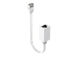 Cabo De Extensão Ethernet Cat7 Com Conector Macho Para Fêmea Em Ângulo De 90 Graus Aquaforge