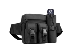 2026 bolsa de Cintura com Porta Garrafas Impermeável e Resistente Ao Desgaste para Caminhadas, Ciclismo, Acampamento e Viagens