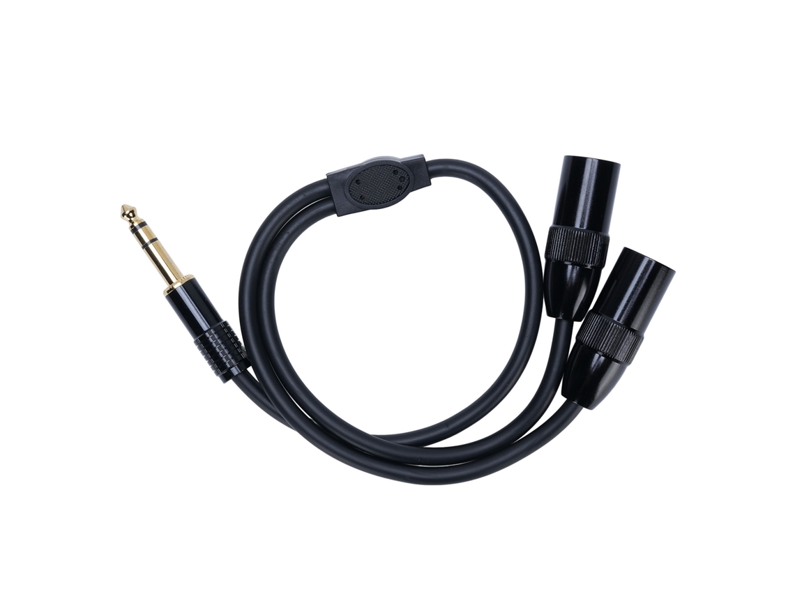 Cabo Adaptador LAXISCREED 6.35mm Trs para Xlr Macho Duplo