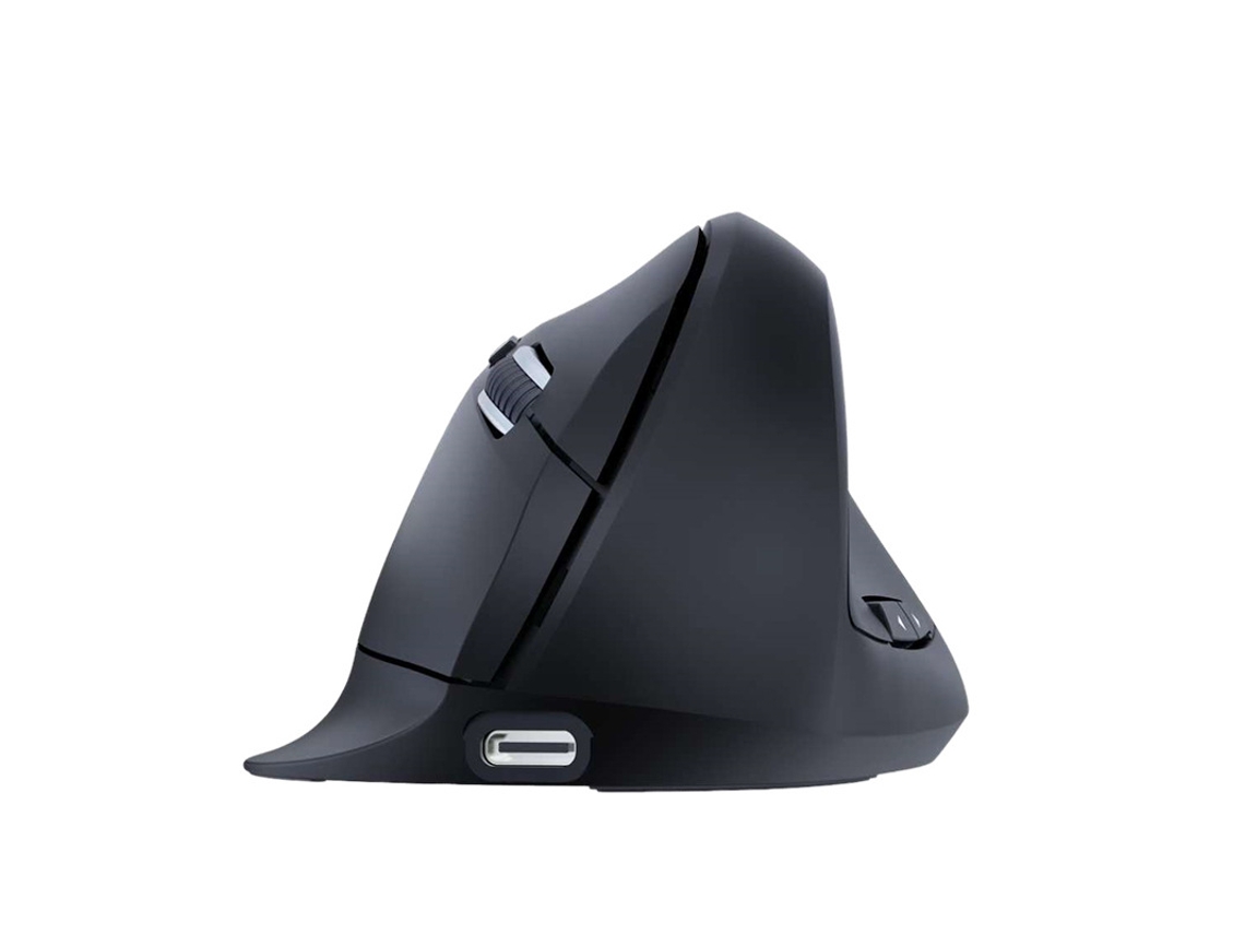 Um Rato Sem Fios Bluetooth Ergonómico Com Recetor Usb Integrado, Compatível Com Computadores, Tablets E Telemóveis.