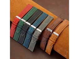 Pulseira De Luxo Em Couro Genuíno, Pulseira De Couro Genuíno De Alta Qualidade Para Relógios Inteligentes.