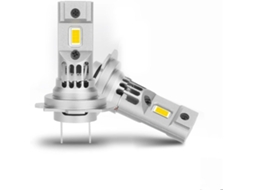 Repyl 2 Peças H7 Farol De Led 100000lm 120w Mini Lâmpada H4 Turbo Sem Fio Para Carro 12v 3585csp 6000k Cor, Tamanho H1