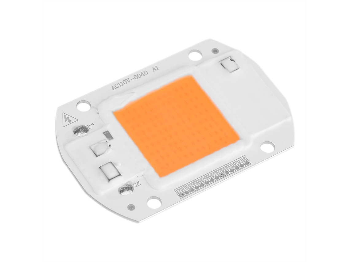 Lâmpada de Crescimento LED COB 20W Espectro Completo para Hortas e Hidropônicas 110V