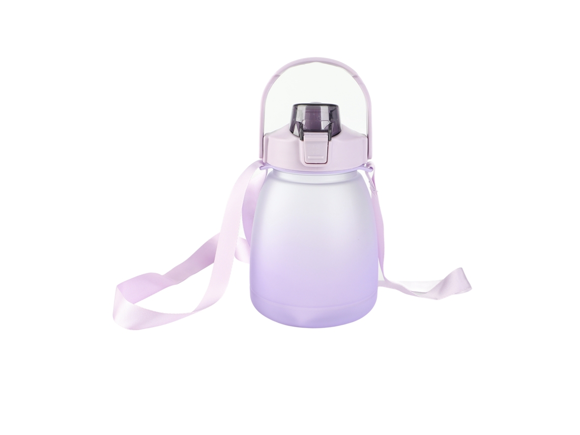 Garrafa de Água Kawaii 1300ml com Cinto de Ombro