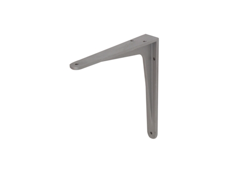 Suportes para Prateleiras em Alumínio Herakles Prateado 190 X 165 Mm Por Peça WOVAR