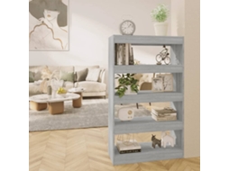 Vidaxl Estante/divisória 80x30x135cm Derivados Madeira Cinzento Sonoma