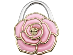 Gancho Dobrável Para Bolsa Com Design Floral, Suporte De Mesa Portátil Para Bolsa, Gancho De Metal Dobrável Para Bolsa