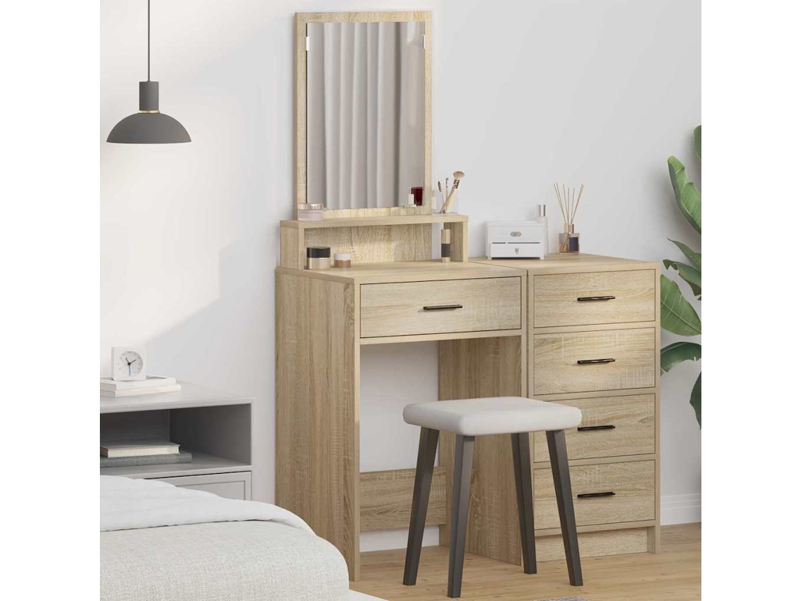 Vidaxl Mesa De Vestir Carvalho Sonoma 50 X 41 X 140 Cm