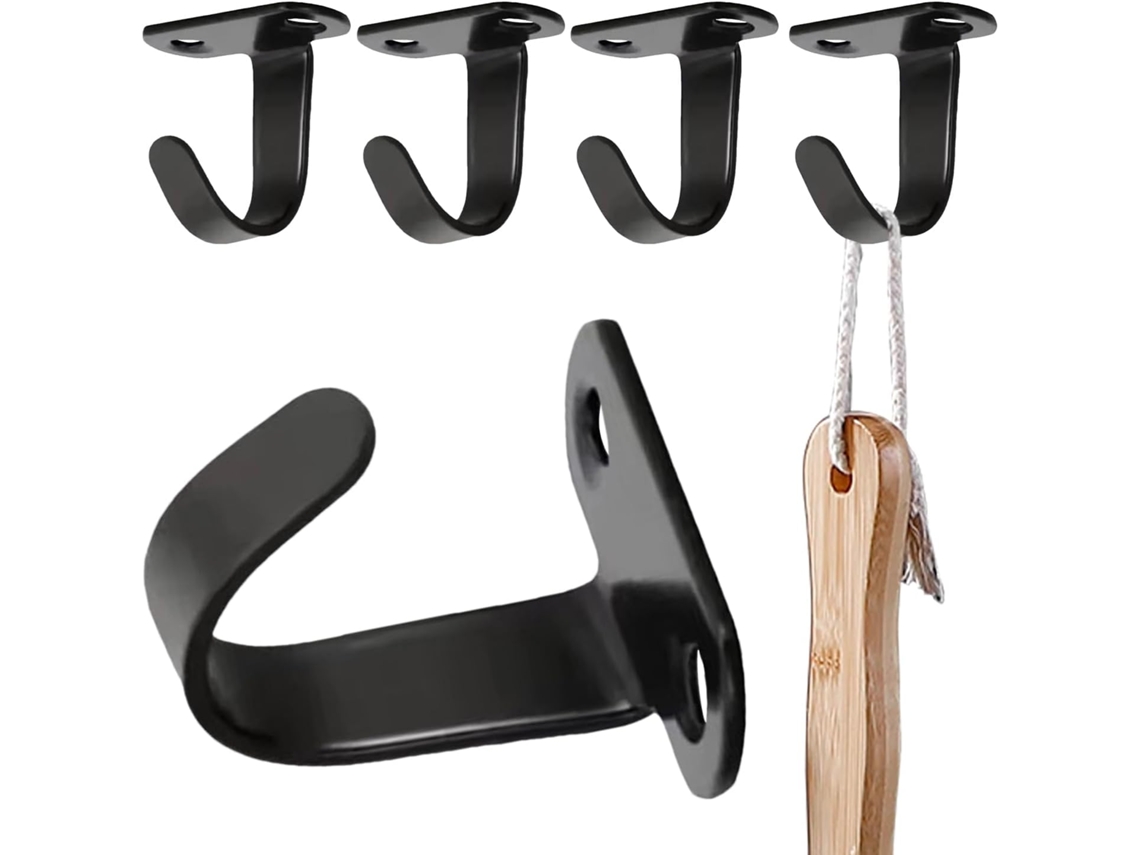 Ganchos Reforçados, Conjunto De 5 Peças, Sem Necessidade De Furar, Suporte De Fixação Resistente.