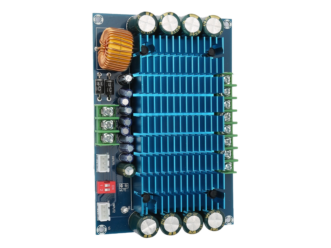Laxiscreed Placa Amplificadora De Áudio Com 2/4 Canais E Alimentação 12v Dc Para Sistemas De Som