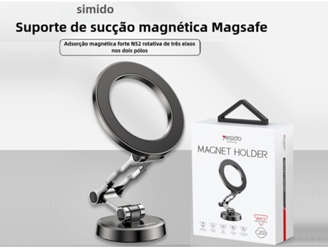 003-012-c203-suporte Magnético Giratório De 360 ??° Para Navegação Automotiva Anti-vibração