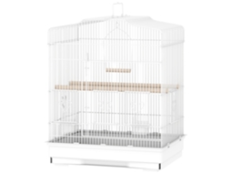 Gaiola com rodas, prateleira e bandeja 46,5x36x124cm S/MARCA